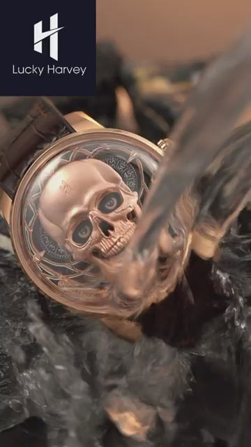 Skull(ドクロ)、ハロウィーンプレゼント、人気メンズ時計、男性