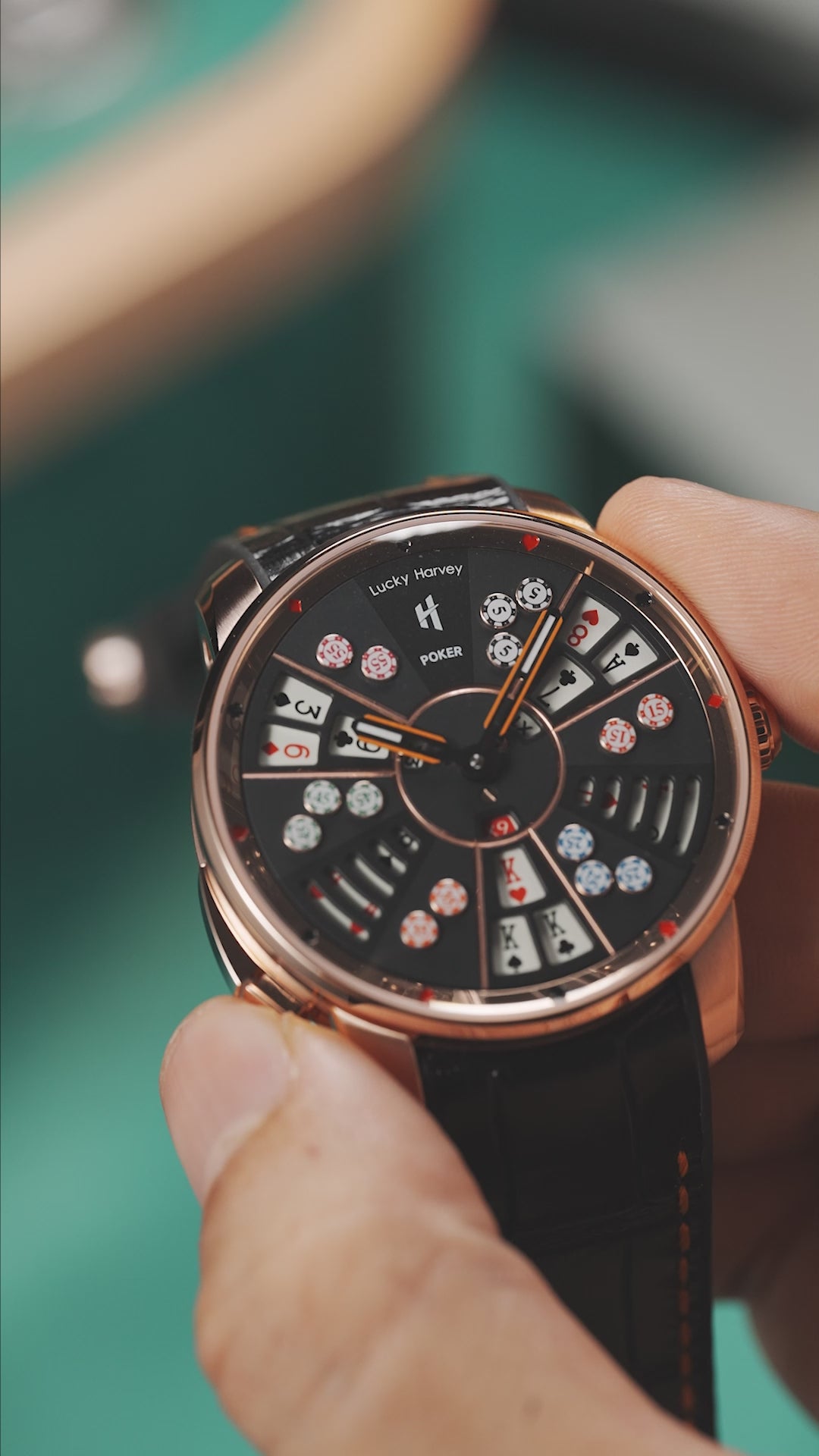 Three Card Poker(スリーカードポーカー)、自動巻き、男性プレゼント